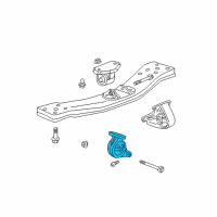 OEM Dodge Nitro INSULATOR-Engine Mount Diagram - 52129268AE