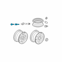 OEM 2007 Honda Element Valve Assembly, Tpms Diagram - 06422-S3V-A03