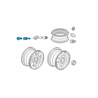 OEM Honda Element Valve Assembly, Tpms Diagram - 06422-S3V-A03
