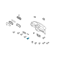 OEM 2007 Hyundai Santa Fe Switch Assembly Diagram - 93770-2B101-WK