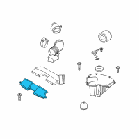 OEM BMW 135i Intake Duct, Right Diagram - 13-71-7-547-591