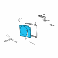 OEM 2005 Ford F-350 Super Duty Fan Shroud Diagram - YC3Z-8146-GA