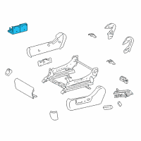 OEM 2003 Toyota Highlander Cup Holder Diagram - 66990-48010-A0