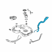 OEM 2018 Chevrolet Equinox Filler Pipe Diagram - 84814671