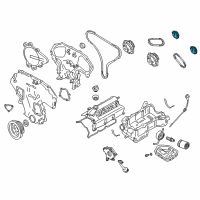 OEM 2017 Nissan Frontier Sprocket-Camshaft Diagram - 13024-JN01A