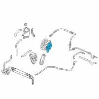 OEM 2005 Acura RL Pump Assembly, Power Steering Diagram - 56100-RJA-015