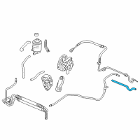 OEM 2006 Acura RL Hose, Power Steering Return Diagram - 53734-SJA-A01