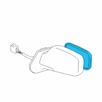 OEM 2005 Toyota Celica Mirror Glass Diagram - 87961-2D230