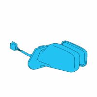 OEM Toyota Celica Mirror Assembly Diagram - 87910-2D110-J0