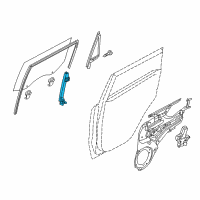 OEM 2013 Kia Soul Channel & Run Assembly-DELT Diagram - 835502K000