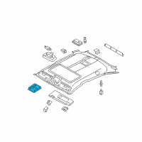 OEM BMW X6 Switch Unit Roof Diagram - 61-31-9-225-941