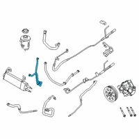 OEM 2021 Ford F-250 Super Duty Upper Return Line Diagram - HC3Z-3A713-W