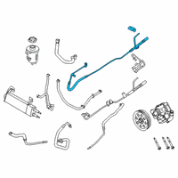 OEM 2018 Ford F-250 Super Duty Pressure Tube Diagram - JC3Z-3A717-B