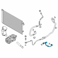 OEM BMW M8 PRESSURE HOSE ASSY COMPRESSO Diagram - 64-50-7-854-428