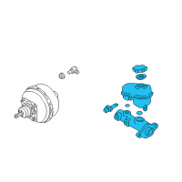 OEM Buick Regal Cylinder Asm, Brake Master Diagram - 18060781