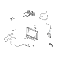 OEM 2009 Honda Accord Tube A, Reserve Tank Diagram - 19103-R40-A00