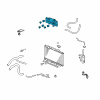 OEM Acura ZDX Cooler (Atf) Diagram - 25510-RP6-013