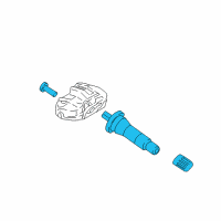 OEM 2022 Ford EcoSport Valve Stem Diagram - F2GZ-1700-A