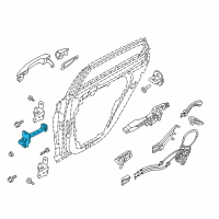 OEM 2016 Hyundai Sonata Checker Assembly-Rear Door, LH Diagram - 79480-C1010