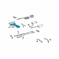 OEM 2014 Lexus LS460 Exhaust Manifold Sub-Assembly, Right Diagram - 17104-38020