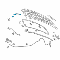 OEM 2019 Chevrolet Sonic Front Weatherstrip Diagram - 42358224