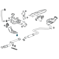 OEM Cadillac XT5 Gutter Bolt Diagram - 11519382