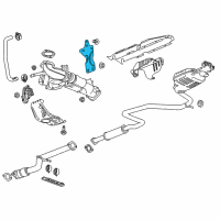 OEM 2016 Chevrolet Malibu Bracket Diagram - 84041533