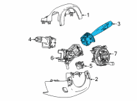 OEM Chevrolet Corvette Wiper Switch Diagram - 13533358