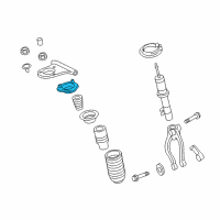 OEM Lincoln Zephyr Upper Mount Diagram - 6E5Z-18183-B
