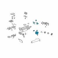 OEM 2010 Acura RL Holder Assembly, Cup (Dark Curly Maple) Diagram - 77230-SJA-J14ZB