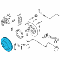 OEM Ford Ranger Rotor Diagram - AL5Z-2C026-B