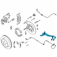 OEM 2011 Ford Ranger Flex Hose Diagram - AL5Z-2282-A