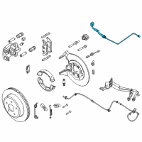 OEM Ford Ranger Brake Hose Diagram - AL5Z-2268-B