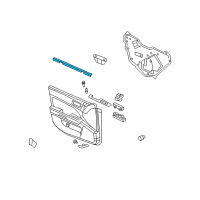 OEM 2005 Cadillac STS Belt Weatherstrip Diagram - 20823035