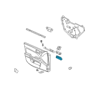 OEM 2011 Cadillac STS Window Switch Diagram - 25746448