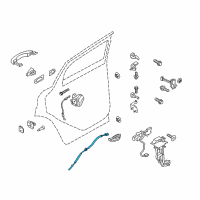 OEM 2018 Ford Escape Cable Diagram - JJ5Z-5840180-A