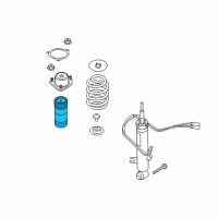OEM BMW X6 Additional Damper, Rear, W/ Prot. Tube Diagram - 33-53-6-851-873