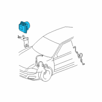 OEM Toyota Avalon Actuator Assembly Diagram - 44050-07090