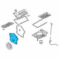 OEM 2002 Dodge Intrepid Cover-Timing Belt Diagram - 4663614AC