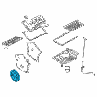 OEM 1999 Chrysler Concorde Harmonic Balancer Puller Diagram - 4792429AA