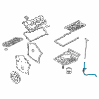 OEM 2004 Chrysler Concorde Tube-Oil Gauge Diagram - 4663791AD