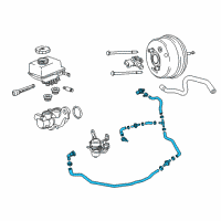 OEM Chevrolet Caprice Vacuum Hose Diagram - 92273352