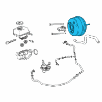 OEM 2017 Chevrolet Caprice Power Brake Booster (Vac) (Serv) Diagram - 92507130