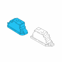 OEM Kia Stinger Lamp Assembly-License Plate Diagram - 92510J5000