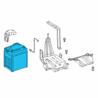 OEM Lexus ES300h Battery Diagram - 28800-36050