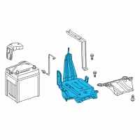 OEM Toyota Tray Diagram - 74440-06011