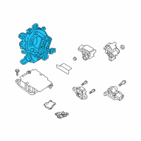 OEM Nissan Frontier Clock Spring Steering Wire Diagram - 25554-5CA1A