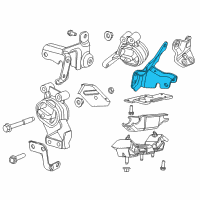 OEM 2013 Ram 1500 Bracket-Engine Mount Diagram - 68089045AA