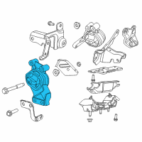 OEM 2018 Ram 1500 Insulator Diagram - 68089046AE