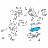 OEM 2021 Ram 1500 Classic Bracket-Transmission Mount Diagram - 68152017AB